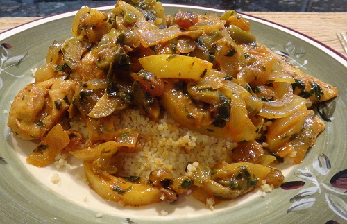 Moroccan Lemon & Olive Chicken