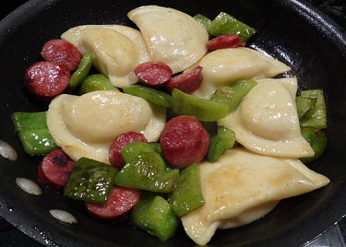 Perogis and Kielbasa
